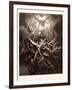 The Fall of the Rebel Angels-Gustave Dore-Framed Giclee Print