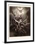 The Fall of the Rebel Angels-Gustave Dore-Framed Giclee Print