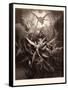 The Fall of the Rebel Angels-Gustave Dore-Framed Stretched Canvas