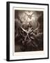 The Fall of the Rebel Angels-Gustave Dore-Framed Giclee Print