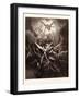 The Fall of the Rebel Angels-Gustave Dore-Framed Giclee Print