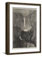 The Fall of the Reichenbach-J. M. W. Turner-Framed Giclee Print