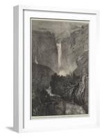 The Fall of the Reichenbach-J. M. W. Turner-Framed Giclee Print