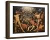 The Fall of the Titans, Ca 1590-Cornelis Van Haarlem-Framed Giclee Print