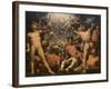 The Fall of the Titans, Ca 1590-Cornelis Van Haarlem-Framed Giclee Print