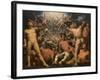 The Fall of the Titans, Ca 1590-Cornelis Van Haarlem-Framed Giclee Print