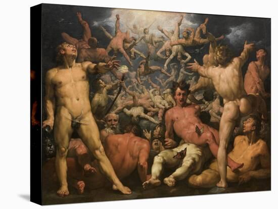 The Fall of the Titans The Titanomachia-Cornelis Cornelisz van Haarlem-Stretched Canvas