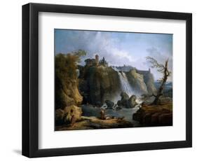 The Fall of Tivoli, 1769-Hubert Robert-Framed Giclee Print