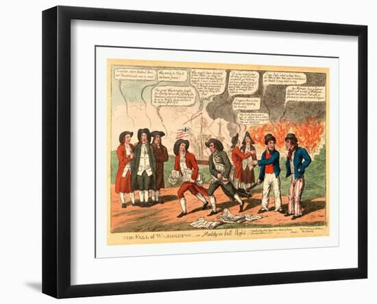 The Fall of Washington or Maddy in Full Flight-null-Framed Giclee Print