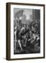 The Fall on the Road to Calvary, C1820s-W Holl-Framed Giclee Print