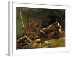 The Fallen Branch, Fontainebleau, C.1816-Achille Etna Michallon-Framed Giclee Print