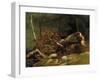 The Fallen Branch, Fontainebleau, C.1816-Achille Etna Michallon-Framed Giclee Print
