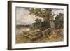 The Fallen Monarch, 1891 (Oil on Canvas)-Keeley Halswelle-Framed Giclee Print