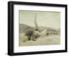 The Fallen Tree, C.1804-Robert Hills-Framed Giclee Print