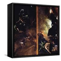 The Falling of the Damned into Hell-Hieronymus Bosch-Framed Stretched Canvas