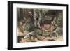 The Fallow Deer-Stefano Bianchetti-Framed Giclee Print