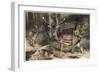 The Fallow Deer-Stefano Bianchetti-Framed Giclee Print