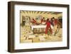 The Fallowfield Hunt, Breakfast at the Three Pigeons-Cecil Aldin-Framed Premium Giclee Print