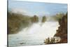 The Falls at Schaffhausen-Josef Stumpf-Stretched Canvas