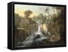 The Falls of Clyde-Alexander Nasmyth-Framed Stretched Canvas