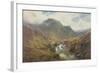 The Falls of Foyers-Alfred De Breanski-Framed Giclee Print