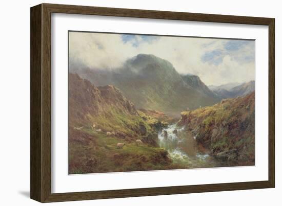 The Falls of Foyers-Alfred De Breanski-Framed Giclee Print