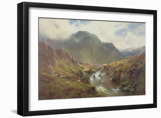 The Falls of Foyers-Alfred De Breanski-Framed Giclee Print