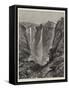 The Falls of Gairsoppa, Western India-null-Framed Stretched Canvas