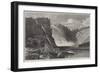 The Falls of Montmorency, Near Quebec-George Henry Andrews-Framed Giclee Print