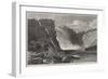 The Falls of Montmorency, Near Quebec-George Henry Andrews-Framed Giclee Print