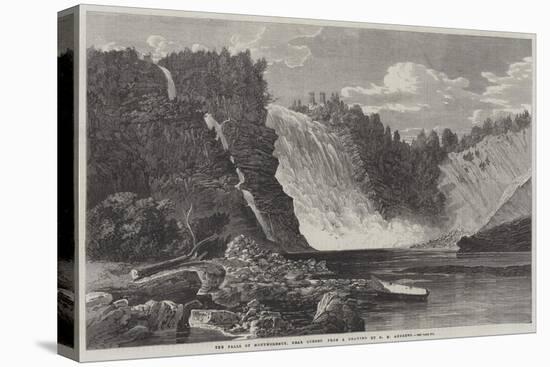 The Falls of Montmorency, Near Quebec-George Henry Andrews-Stretched Canvas