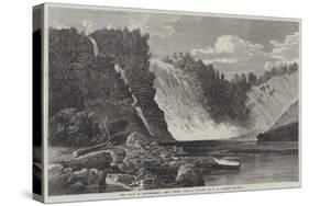 The Falls of Montmorency, Near Quebec-George Henry Andrews-Stretched Canvas