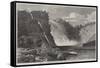 The Falls of Montmorency, Near Quebec-George Henry Andrews-Framed Stretched Canvas