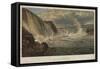 The Falls of Niagara-George Henry Andrews-Framed Stretched Canvas