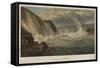 The Falls of Niagara-George Henry Andrews-Framed Stretched Canvas