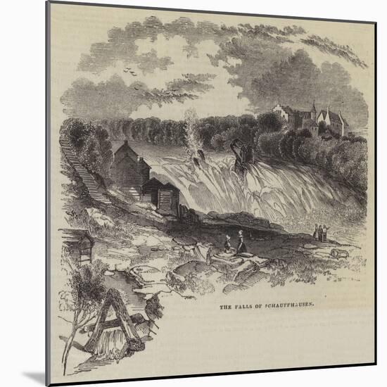 The Falls of Schauffhausen-null-Mounted Giclee Print