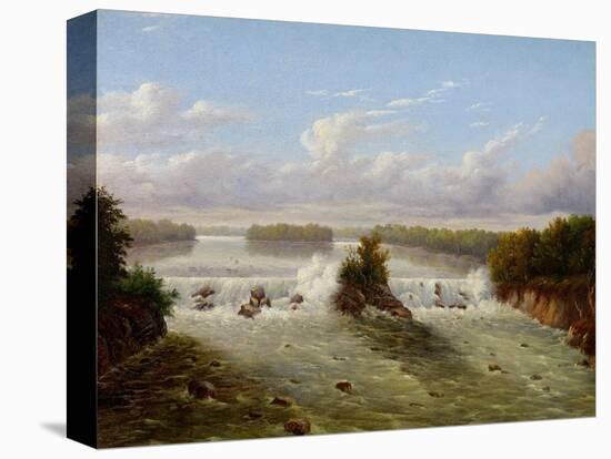 The Falls of St. Anthony, 1848-Seth Eastman-Stretched Canvas