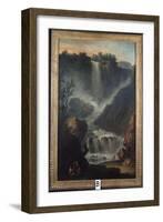 The Falls of Terni-Claude Joseph Vernet-Framed Giclee Print