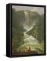 The Falls of Terni-Carlo Labruzzi-Framed Stretched Canvas