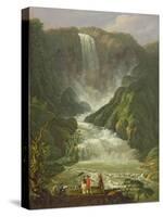 The Falls of Terni-Carlo Labruzzi-Stretched Canvas