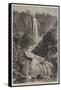 The Falls of Terni-null-Framed Stretched Canvas