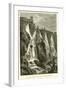 The Falls of the Anio at Tivoli, Near Rome-null-Framed Giclee Print