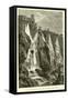 The Falls of the Anio at Tivoli, Near Rome-null-Framed Stretched Canvas