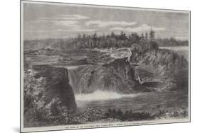 The Falls of the Chaudiere, Near Quebec-George Henry Andrews-Mounted Giclee Print