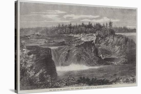 The Falls of the Chaudiere, Near Quebec-George Henry Andrews-Stretched Canvas