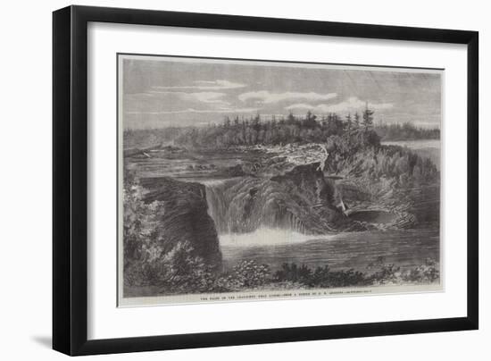 The Falls of the Chaudiere, Near Quebec-George Henry Andrews-Framed Giclee Print