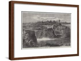 The Falls of the Chaudiere, Near Quebec-George Henry Andrews-Framed Giclee Print