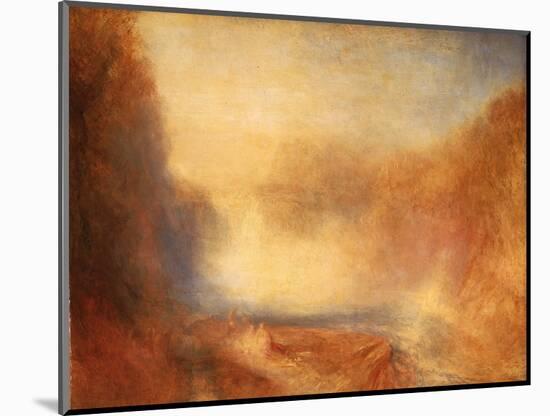 The Falls of the Clyde, C.1840 (Oil on Canvas)-Joseph Mallord William Turner-Mounted Giclee Print