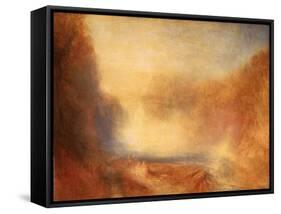 The Falls of the Clyde, C.1840 (Oil on Canvas)-Joseph Mallord William Turner-Framed Stretched Canvas