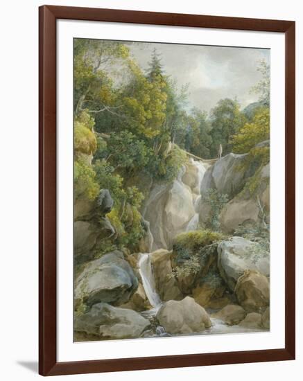 The Falls of the Isar-Johann Georg von Dillis-Framed Giclee Print